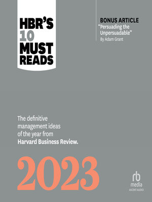 cover image of HBR's 10 Must Reads 2023